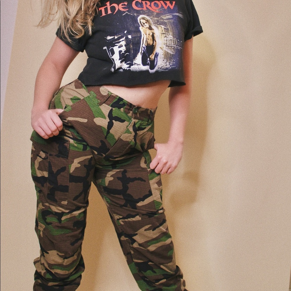 90s Vintage Camo Cargos